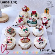 NS Merry Christmas ELK Cake Decoration Plugin  Year Gift Birthday Decortaion