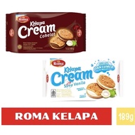 BUNDLE ROMA BISKUIT KRIM DURIAN VANILA COKLAT 189 GR / ROMA BISCUIT VANILLA CREAM DURIAN CREAM COOKI
