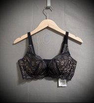 BRADELIS New York 日本製 黑蕾絲提花內衣 32E