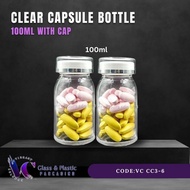 🔥 100ML CAPSULES BOTTLE WITH CAP || CC3-6 🔥 POST TODAY 