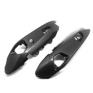 ฝาครอบแต่งรถท้ายด้านข้าง For Kawasaki Ninja 650 ER-6F ER-6N 2012-2016 เสร็จคาร์บอนไฟเบอร์แบบจุ่มไฮโด
