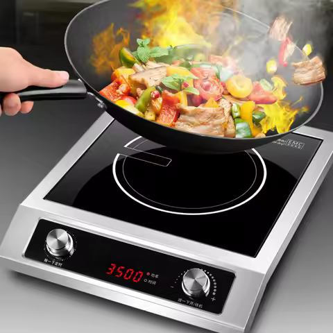 3500W High Power Induction Hob Cooker Cooktop Household Stir-Fried Induction Cooker Commercial Elect