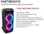 speaker portable jbl partybox710 partybox 710 party box 710 original