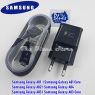 Samsung Charger 15 Watt Micro USB Hitam Original Pengisian Cepat For Samsung Galaxy A01 , Samsung Galaxy A01 Core , Samsung Galaxy A02 , Samsung Galaxy A04 , Samsung Galaxy A03 , Samsung Galaxy A03 Core