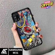 Case SAMSUNG M31 - Casing SAMSUNG M31 Case 3D Terbaru 2022 AEROSTORE.ID [ RAINBOW ] Soft Case Glass 