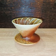 柴燒無釉咖啡濾杯-鶯歌李玟叡