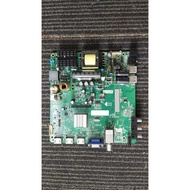 (IS003) Philips 43PFT5853/68 Mainboard, Tcon, Tcon Ribbon, LVDS, Button, Speaker. Used TV Spare Part