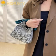 MXMUSTY Rabbit Ears Lunch Bag, Large Capacity Japanese Bow Handbag, Convenient Shoulder Bag Lunch Box Canvas Bow Lunch Bag Kids