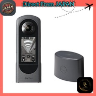 RICOH THETA X 360° Camera Bundle with Lens Cap TL-3 - Advanced Model with Touchscreen and Image Stab