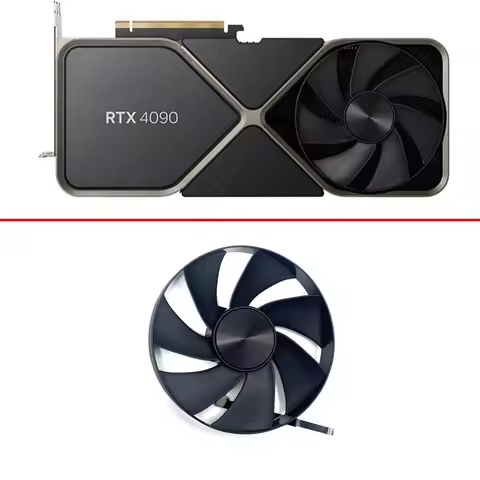NEW Cooling Fan 115mm D4A31K04 AD4A31K05 RTX4090 GPU FAN For NVIDIA RTX 4090 Founders Edition Graphi