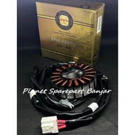 B63 - H1410 - 11 Long Cable Spool Spool Assy Stator + Sensor Ckp Yamaha Aerox 155 / Lexi 125 NGY Gol