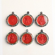 Gawu Box Natural Back Accessories Inlaid High Content Turnable Copper Men Women diy Raw Ore Pendant 