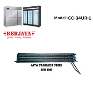 (JAYA FREEZER) BERJAYA Cooling Coil - CC34UR-1 Evaporator Coil Blower-Refrigerator Chiller - Peti Se