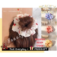 [SHIP FROM MALAYSIA]Ready Stock Korean Fashion Strawberry Large Intestine Hair Tie Elastic Rubber Ba
