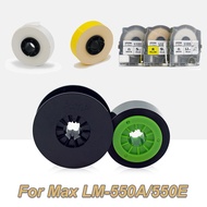 1PCS 5/9/12mm  label sticker 509W 512W Original LM-IR50B Black Ink Ribbon Applicable MAX line number