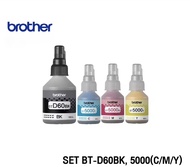 หมึกเติม Brother BTD60 Bk BT5000 C/M/Y ของแท้ 100% : DCP-T310DCP-T510WDCP-T710WMFC-T810W