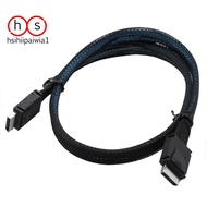 Oculink Cable PCIe 4.0 SFF-8611 4i Male Extension Cable 40cm OCuLink PCIe PCI Express SFF 8611 4I to