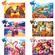 6 Packs 16 Piece Large Piece Jigsaw Puzzle Dementia Alzheimer's Products and Activities for Elderly 