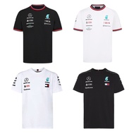 2022 new F1 racing Mercedes-Benz downhill suits outdoor riding suits bicycles short-sleeved quick-dr