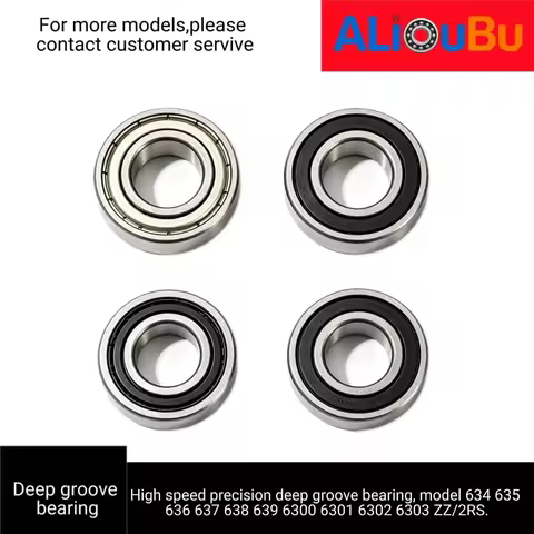High-speed Precision Grade Bearing, Model 634 635 636 637 638 639 6300 6301 6302Z/RS