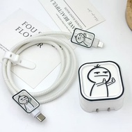 Cute Little Boy Charger Case For iPhone 40W Charger Protector Cover TPU for iPhone 17 pro max