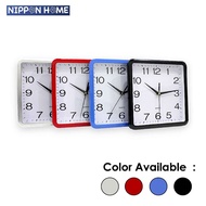 [ Household ] A-Tech Square Size 1 x AA Battery Wall Clock Come With 25cm & 28cm