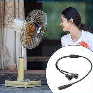 VIVI Multiple Fan Power Supply Cable DC5 5mmx2 1mm To 4Pin Splitter Cord 37cm Length