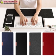 BEBETTFORM Desk Mat Soft Modern Wool Felt Large Computer Keyboard Mice Mat