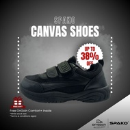 Spako Cushioned Collar Black School Shoes Size 28-42 Kids Kasut Sekolah Hitam From OnGoin Official Store