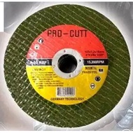 Pro-cutt Germany 105 x 1.0 x 16mm CUTTING DISC grinding disc grinder plate pro cutt stainless steel or metal
