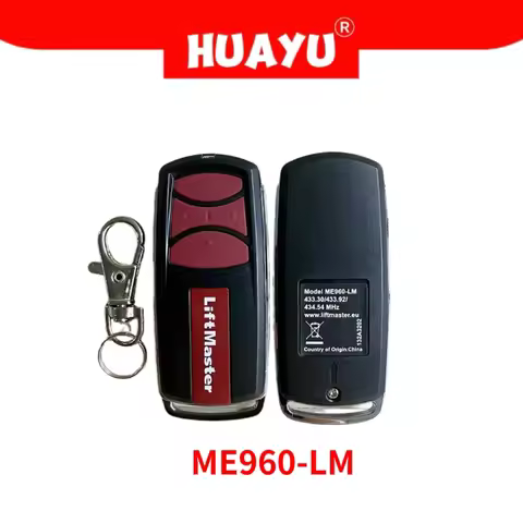 For ME960-LM 132A3202 433.30 433.92 434.54 MHz Keychain Transmitter Garage Door Remote Control