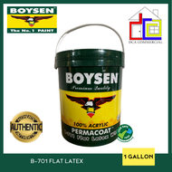 BOYSEN FLAT LATEX 1GALLON AND 1LITER
