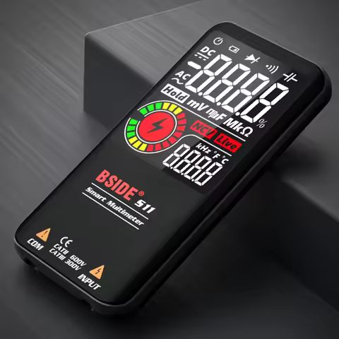 BSIDE Smart Digital Multimeter S10 S11 Profesional 9999 Multitester DC AC Volt Capacitor Ohm Diode U