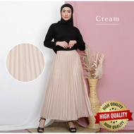 Women Pleated Long Skirt / Skirt Palas Fashion
