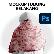 Mockup Tudung Belakang I Photoshop Mockup I Mockup Tudung