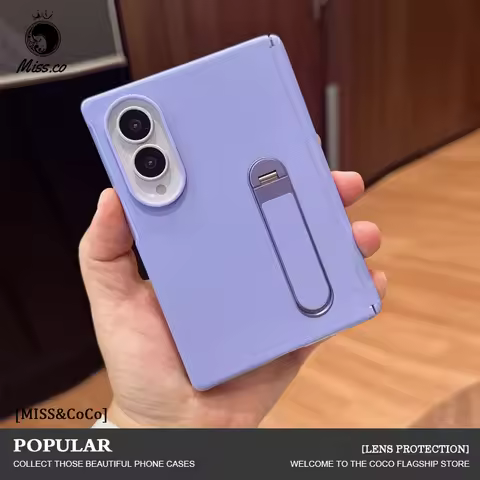 For Samsung Z Fold 8 Phone Case New Magnetic Foldable Screen Center Hinge Full Wrap Matte Texture Le