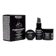 [PRE-ORDER] Brickell Men's Advanced Anti-Aging Routine, Night Face Cream, Vitamin C Facial Serum and Eye Cream, Natural and Organic, Unscented (ETA: 2022-01-05)