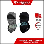 MOTOWOLF MDL1904 Balaclava Mask Headgear Scarf Sarung Kepala Ice Cool Yamaha Honda BMW EX5 ADV XMAX Y15ZR Y16ZR VARIO