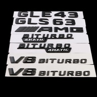 Suitable for Mercedes-Benz C43 Black E43 Car Logo A45 CLA45 CLA45 GLC43 GLE43 Word Logo AMG Car Logo