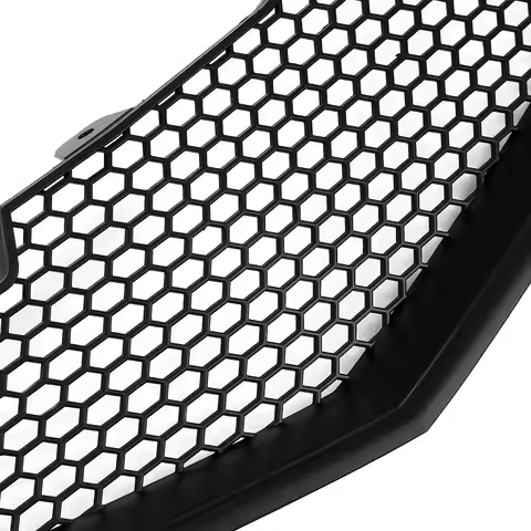 Upper Bumper Hood Mesh Grid Front Grille Racing Grill For 2003-2005 Honda Accord CL7 Euro R Acura TS