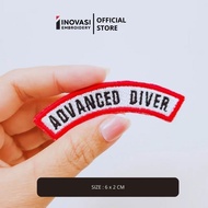 INVSI-77 ADVANCED DIVER EMBROIDERY DIVING BADGE PATCH COMPUTER LOGO EMBROIDERY