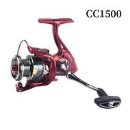 Gr.s น้ำหนักเบาหมุนรีล CC1500 ~ 3000 Spinning Wheels ซีรี่ส์ 8KG ความต้านทานสูงสุด 5.2:1 ตกปลารีลโลห