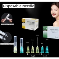 Raya Ramadan COD 10pcs 100pcs Disposable Needle 30G/32G 4mm beauty tool used for 1ml/3ml syringe