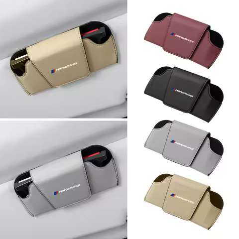 Car Sun Visor Sunglasses Case Glasses Organizers Box For BMW E46 E90 E60 F30 F10 E39 E36 F20 E87 E90