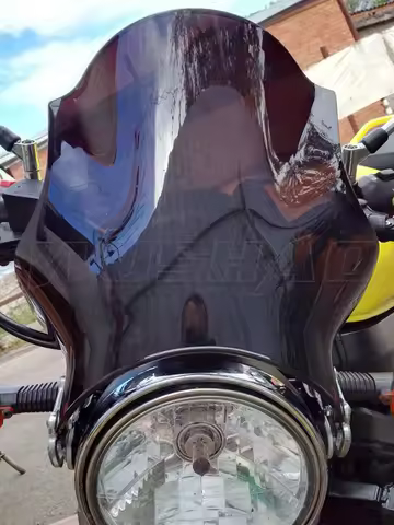 Motorcycle WindScreen Windshield For Kawasaki ZR750 ER5 ZRX1100 ZRX1200 ZRX400 ZR7 ZR550 Zephyr 750 