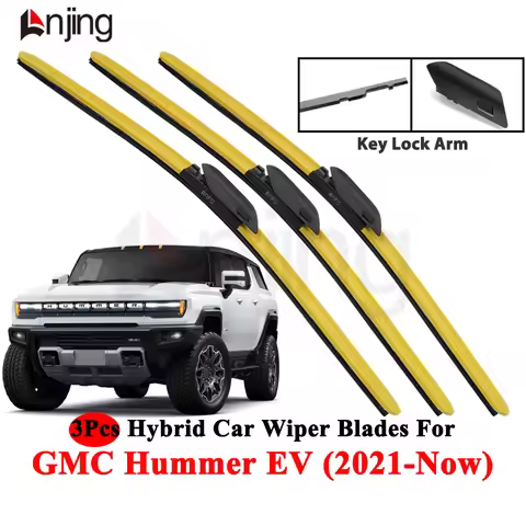 LNJING Colorful Wiper Blades For GMC Hummer EV 2021-Now