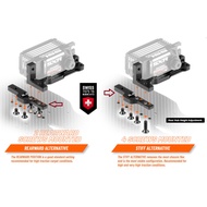 XRay 306280 X4 ALU SERVO MOUNT HOLDER - REARWARD - SWISS 7075 T6