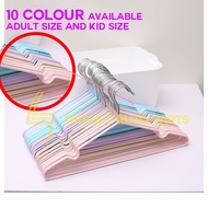 Hangers Premium Stainless Steel Anti Slip Hanger Baju [Ready Stock] High Quality Penyangkut Tudung