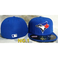MLB Toronto Blue Jays Baseball Cap Hip-Hop Cap Fully Enclosed Snapback Hat Men's Plus Size Caps