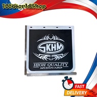 แผ่นยางบังโคลน ยางบังโคลน รถใหญ่ รถบรรทุก สี่ล้อใหญ่ 6 ล้อ ฯลฯ Size: 24x24 นิ้ว 1 ชุด 2 ชิ้น .รถบ